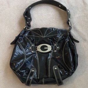 Large Guess Patent Leather Tote